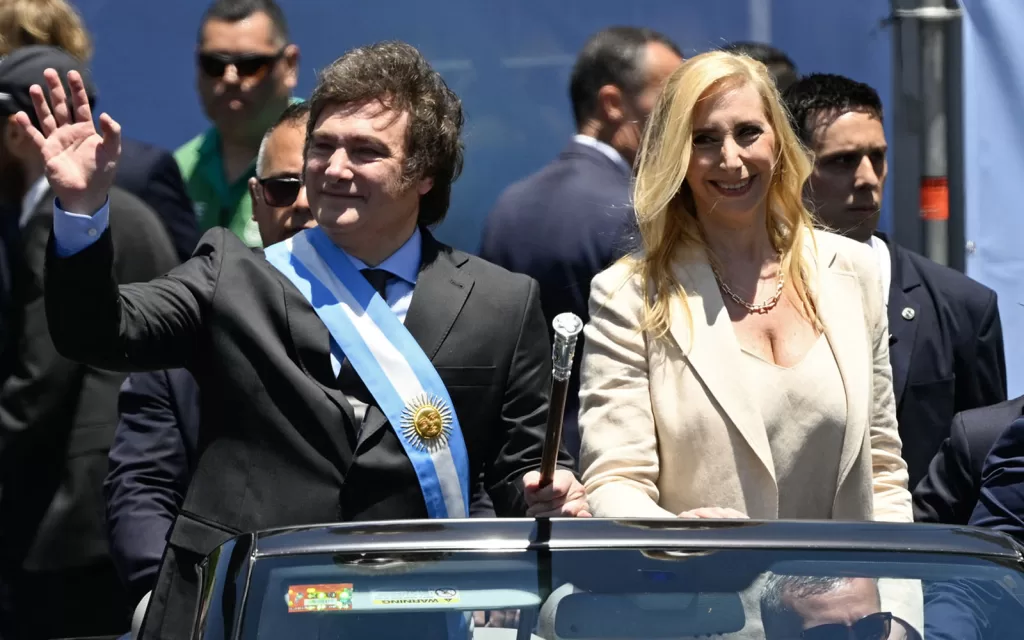 Javier y Karina Milei