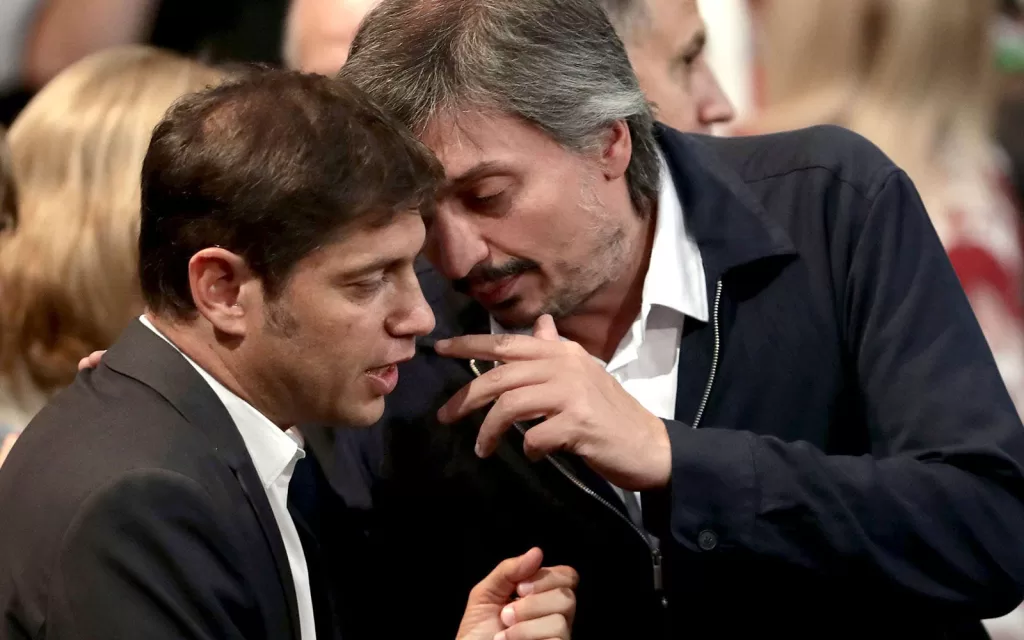Axel Kicillof y Máximo Kirchner