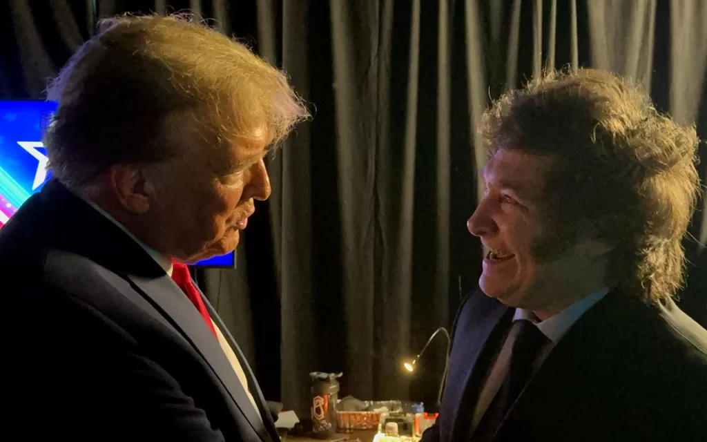 Javier Milei y Donald Trump