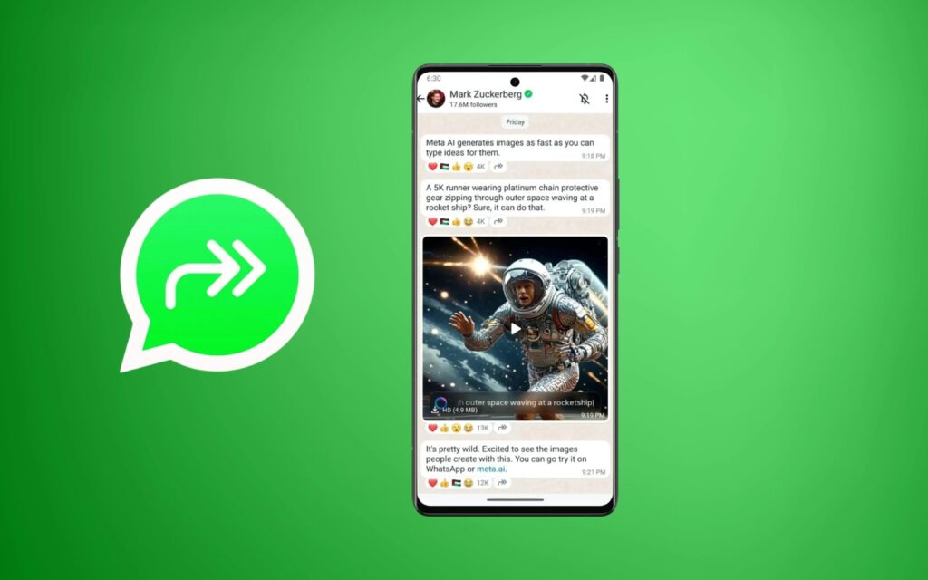 WhatsApp doble flecha