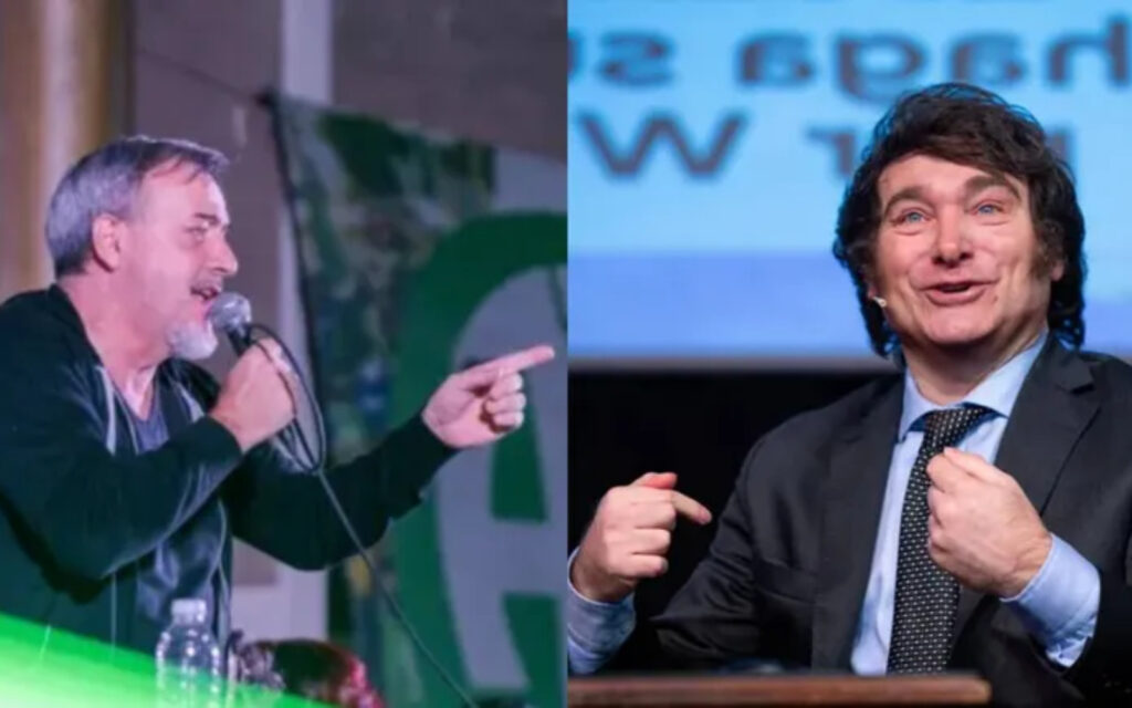 sindicalistas vs Milei