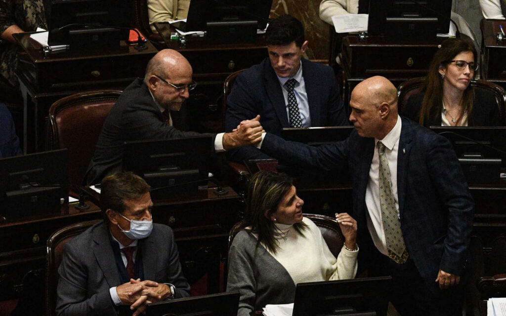 Ley de Bases, bloque LLA. Foto de TÉLAM.