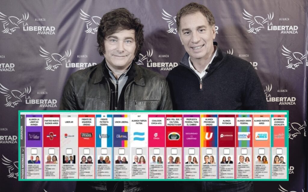 LLA-Boletas-Santilli-Buenos Aires-Javier Milei