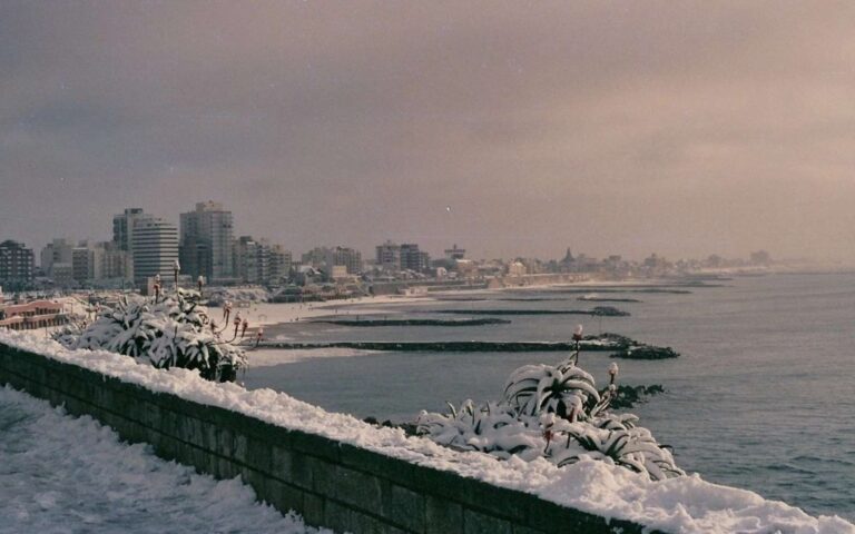 Nieve en Mar del Plata