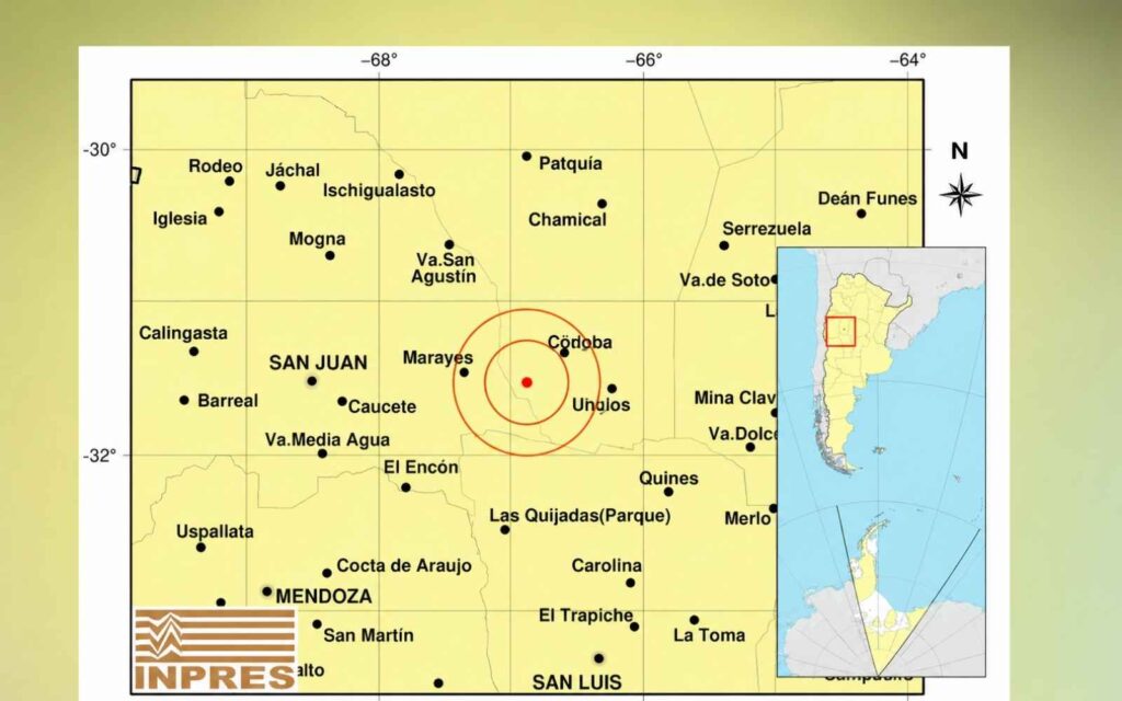 Sismo en Córdoba.