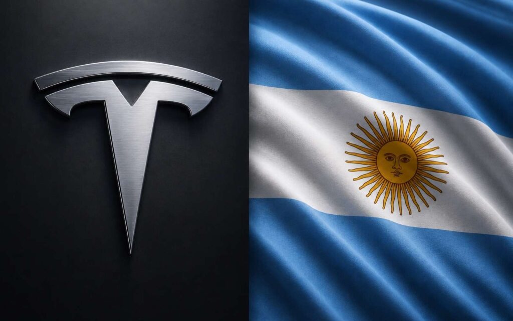 Tesla desembarcó en la Argentina.