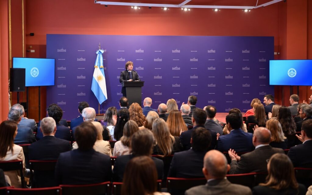 Reunion en la Casa Rosada con Diputados y Senadores oficialistas.