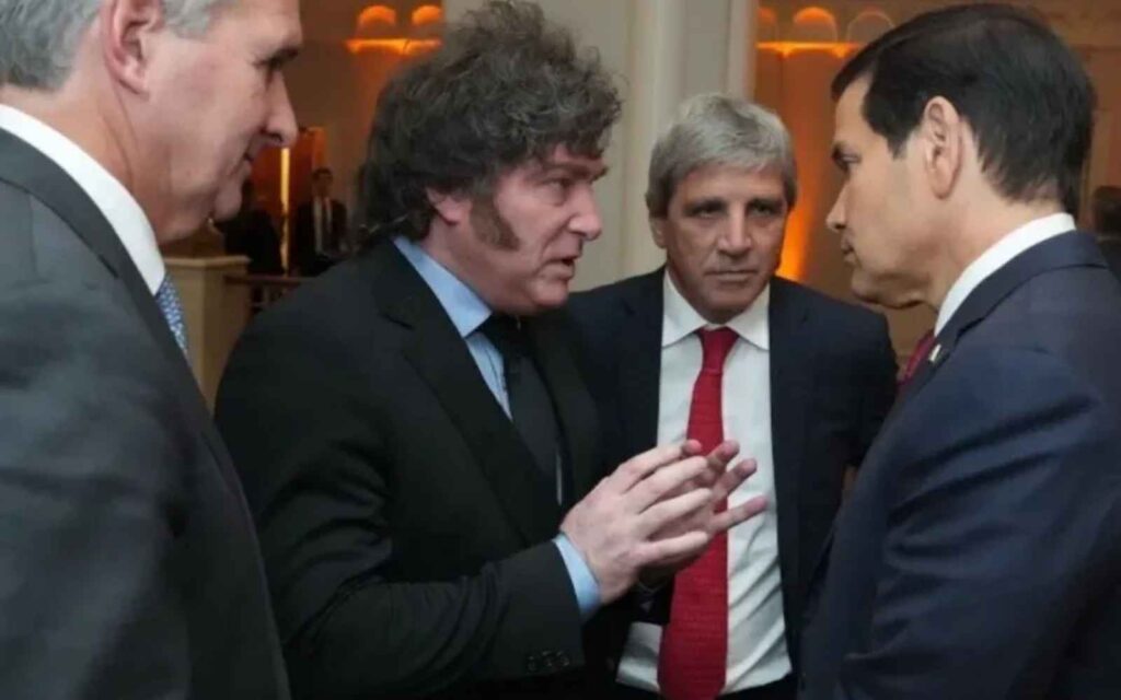 El presidente Milei se reúne con Marcos Rubio en Nueva York.