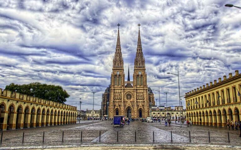 El operativo en la Basílica de Luján por la misa del papa León XIV