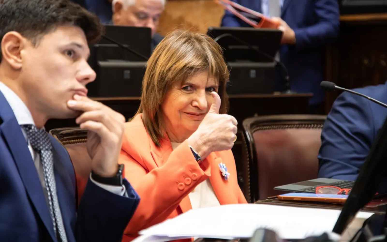 Patricia Bullrich, jefa del bloque de La Libertad Avanza en el Senado