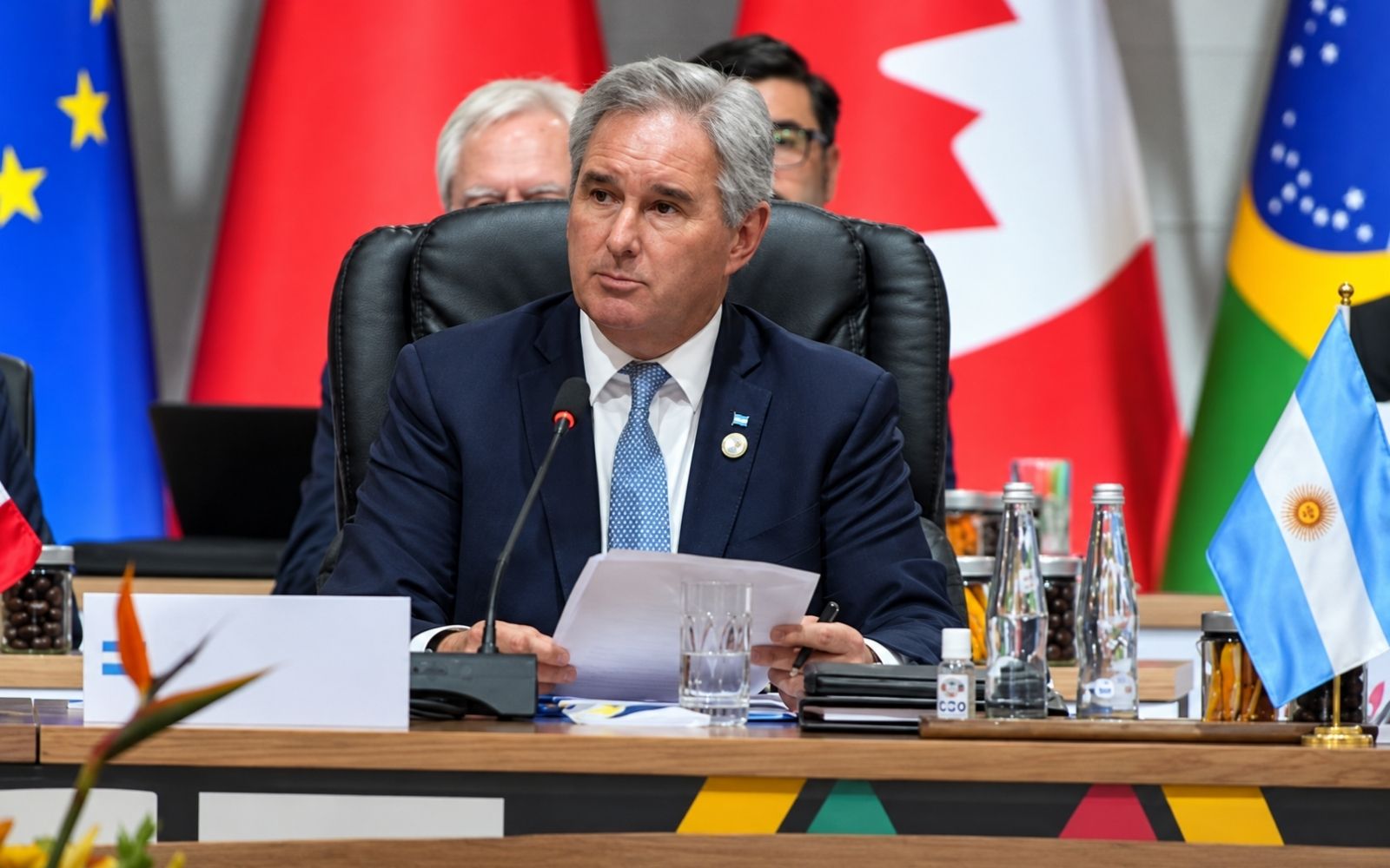 El canciller Pablo Quirno se refirió al peso de la Argentina en el escenario global.