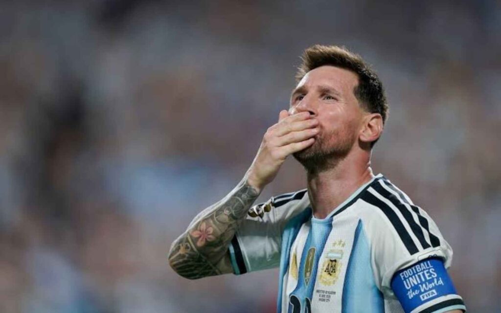 La despedida de Messi en el Monumental.